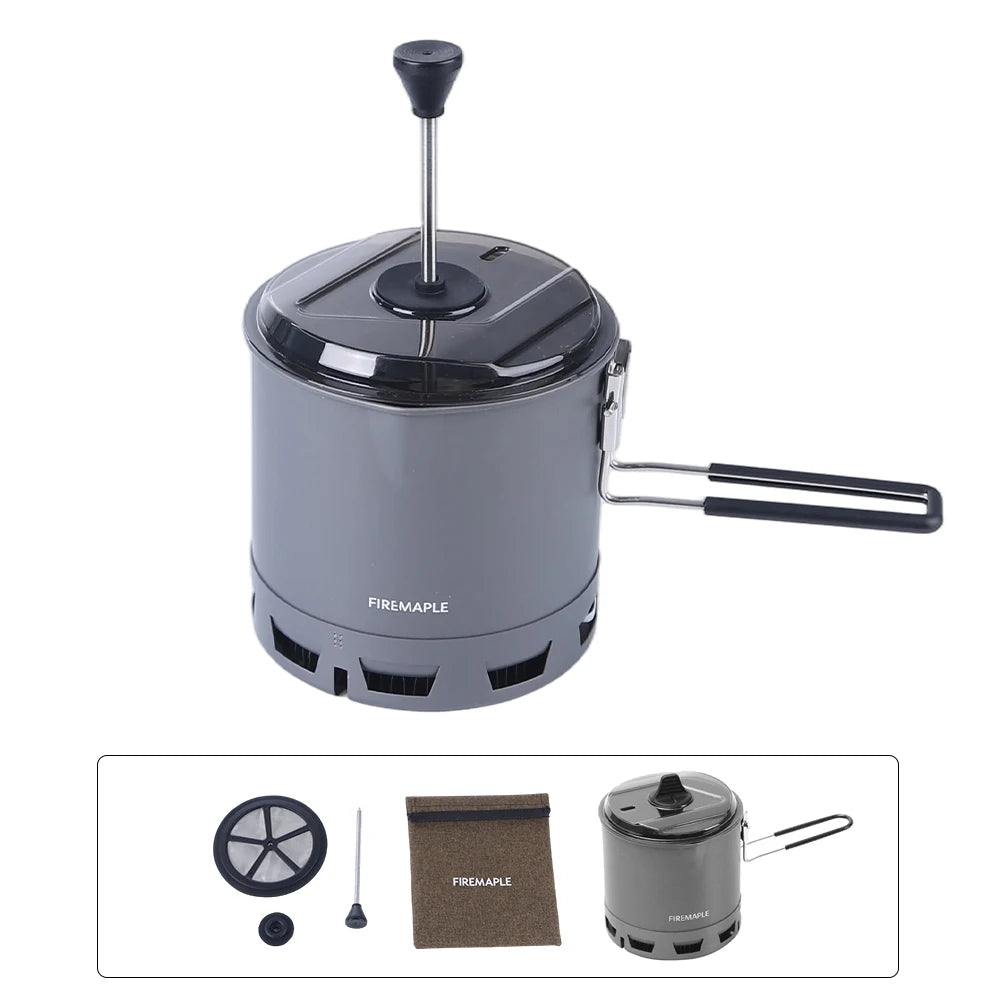 Fire-Maple Petrel G2 French Press | Lightweight Camping Coffee Filter