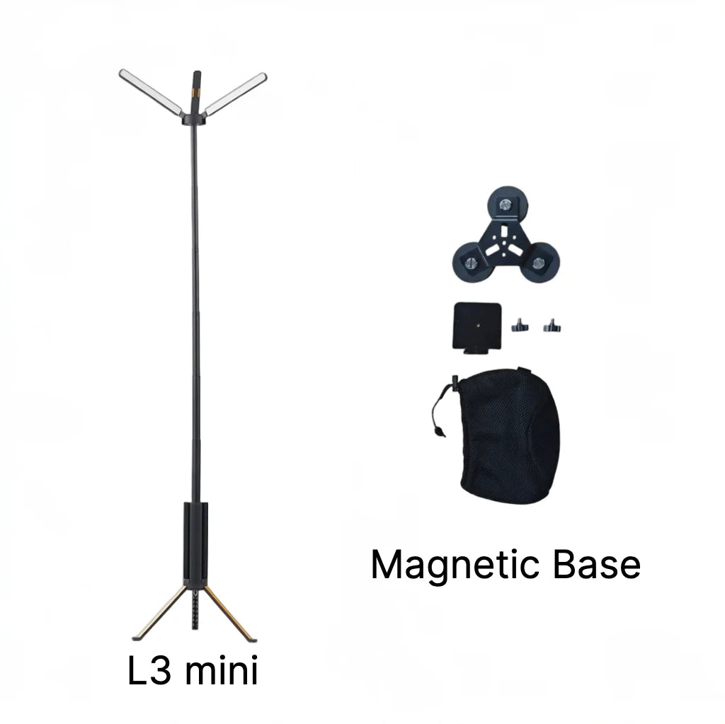 15600mAh Telescopic Camping Lantern | 3000LM Rechargeable LED Area Light