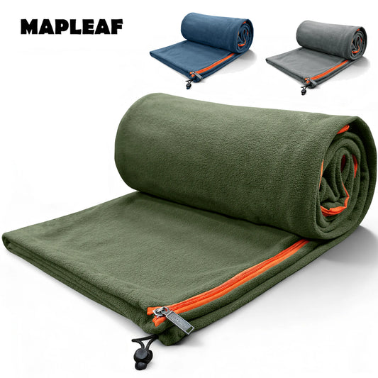 Fleece Sleeping Bag Liner | Warm Camping Sleep Sack & Blanket