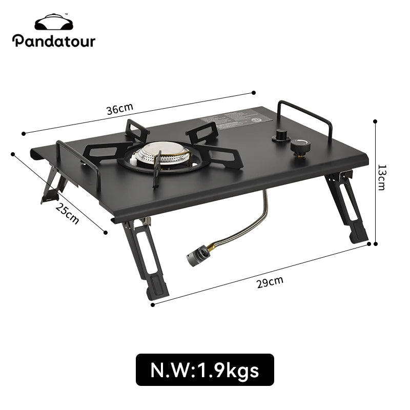 Pandatour IGT Folding Camping Stove | 1-Unit Table Insert Burner