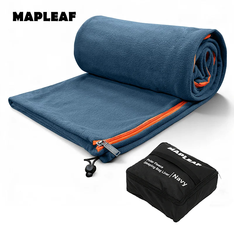 Fleece Sleeping Bag Liner | Warm Camping Sleep Sack & Blanket