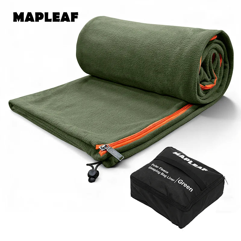 Fleece Sleeping Bag Liner | Warm Camping Sleep Sack & Blanket