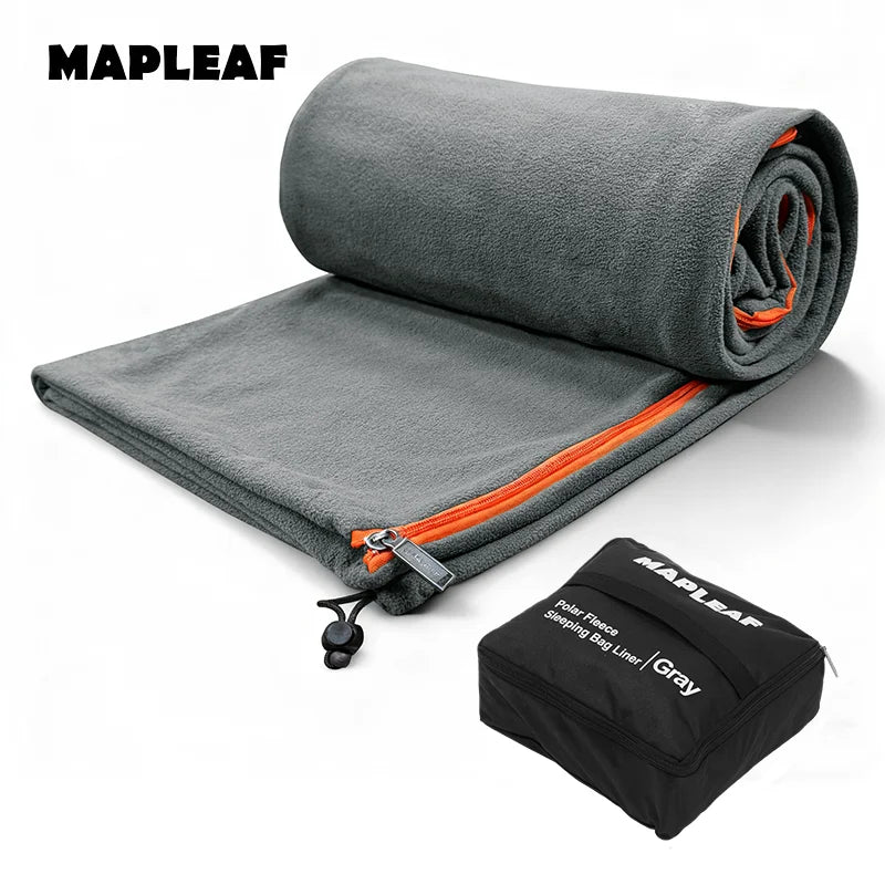Fleece Sleeping Bag Liner | Warm Camping Sleep Sack & Blanket