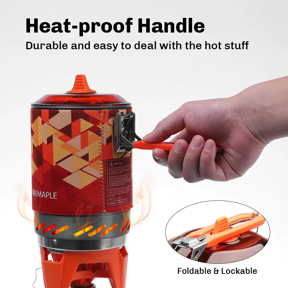 Fire-Maple FMS-X2 Portable Camping Cooking System | 2200W Heat Exchanger Stove