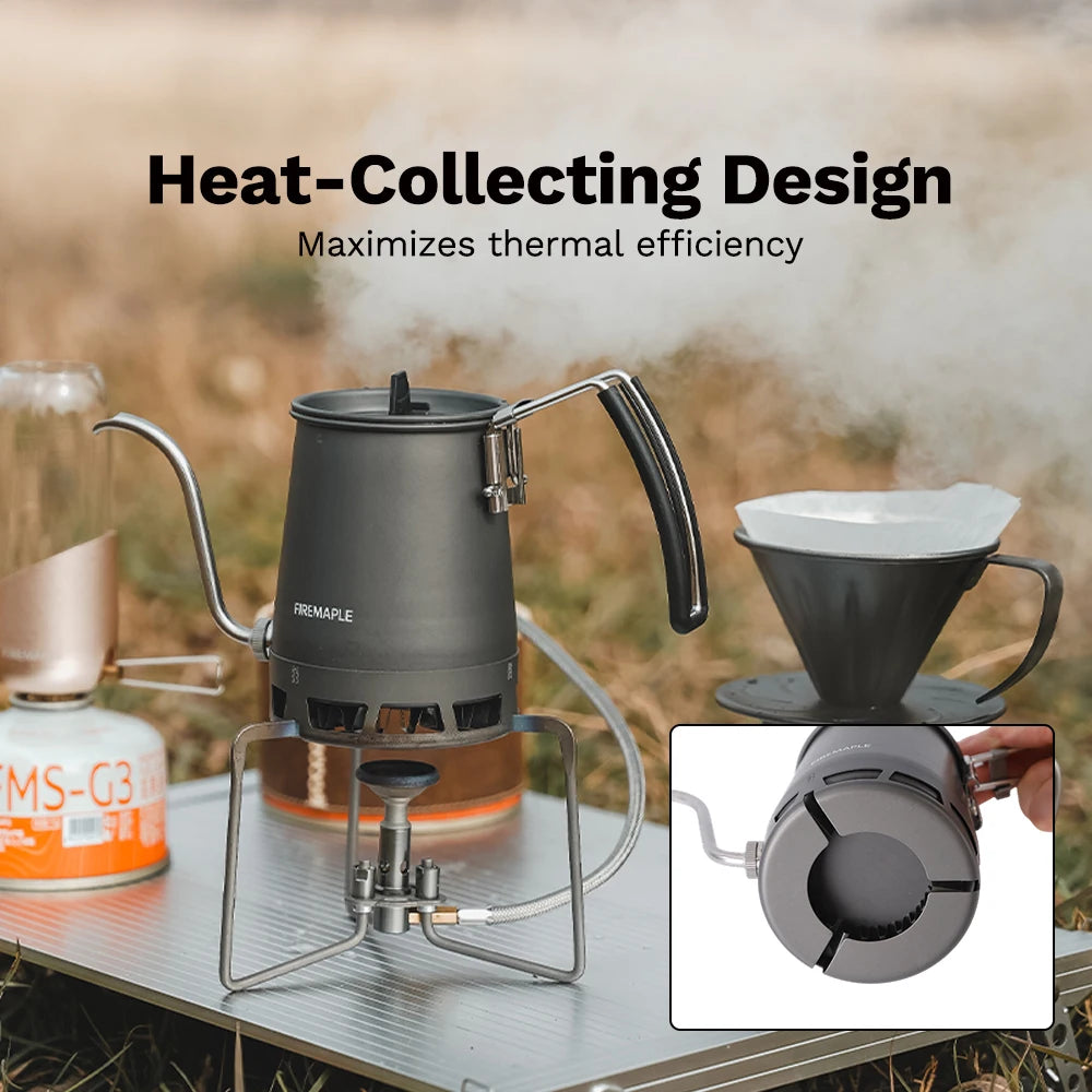 Fire-Maple Petrel 350ml Pour-Over Coffee Kettle | Folding Gooseneck Spout