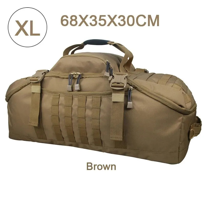 45L–80L MOLLE Camping Backpack | Large Capacity Hiking & Travel Rucksack