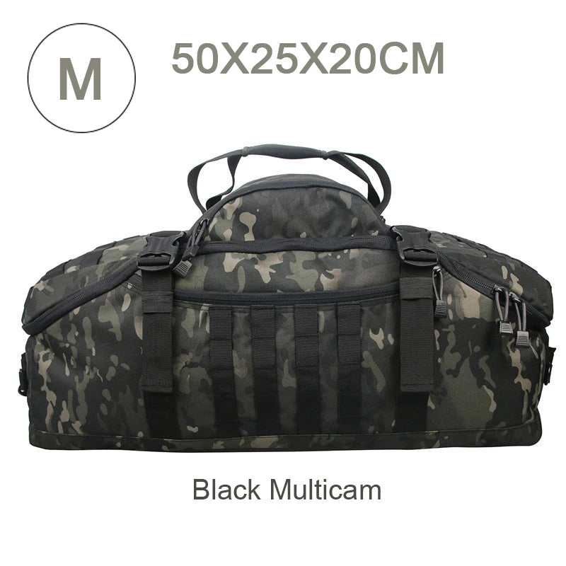 45L–80L MOLLE Camping Backpack | Large Capacity Hiking & Travel Rucksack