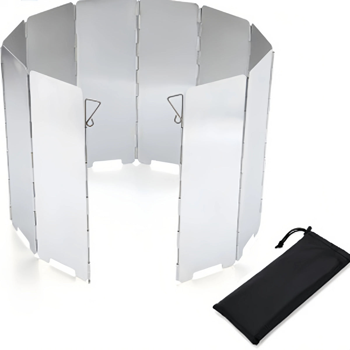 Folding Camping Stove Windshield | Aluminium Cooking Wind Screen