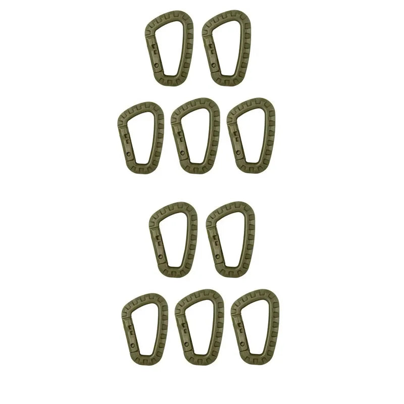Tactical D-Ring Gear Carabiner Clip | 40kg Rated Accessory Hook
