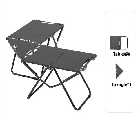 IGT Folding Camping Table | Compact Carbon Steel Outdoor Table