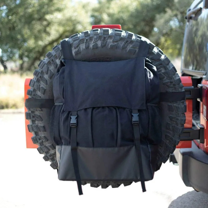 Spare Tyre Storage Bag | Heavy-Duty 4WD Rear Wheel Gear & Rubbish Bag