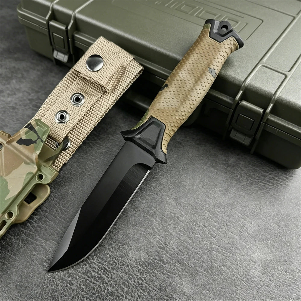1500 Full Tang Fixed Blade Camping Knife | 9.9cm Blade with Sheath