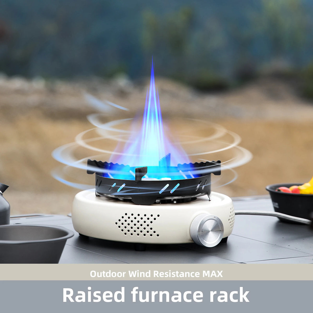 BISINNA 12800W Portable Camping Gas Stove | Windproof Split Burner