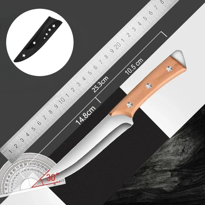SHENJIU Stainless Steel Fillet & Boning Knife | 14.8cm Blade