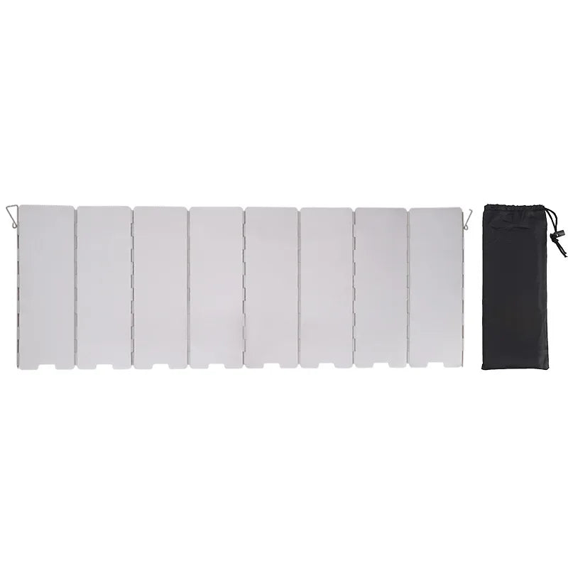 Folding Camping Stove Windshield | Aluminium Cooking Wind Screen