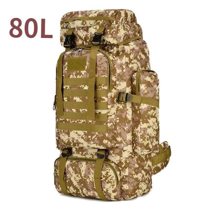 Thuram 80L/100L Large Hiking Backpack | Oxford Camping & Travel Pack