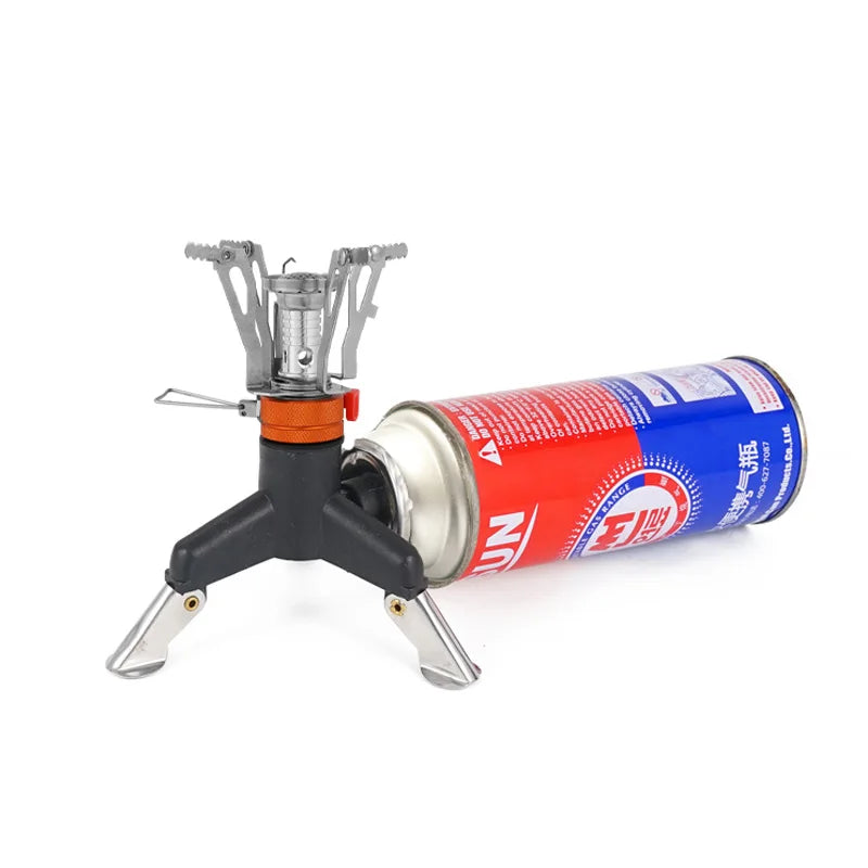 Portable Folding Camping Stove Kit | Gas Canister Converter & Stabiliser