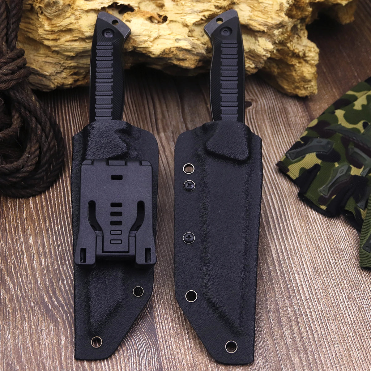 WPKOPYA WZD-009 440C Fixed Blade Knife | Full Tang | Sheath Included