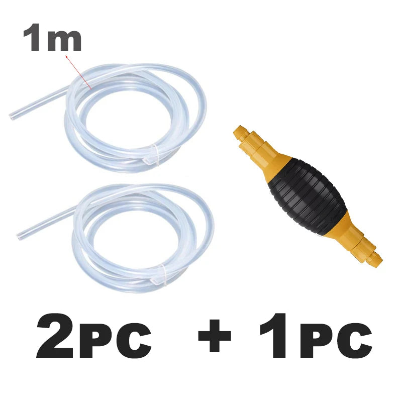 Manual Siphon Transfer Pump | Portable Fuel & Water Transfer Hose