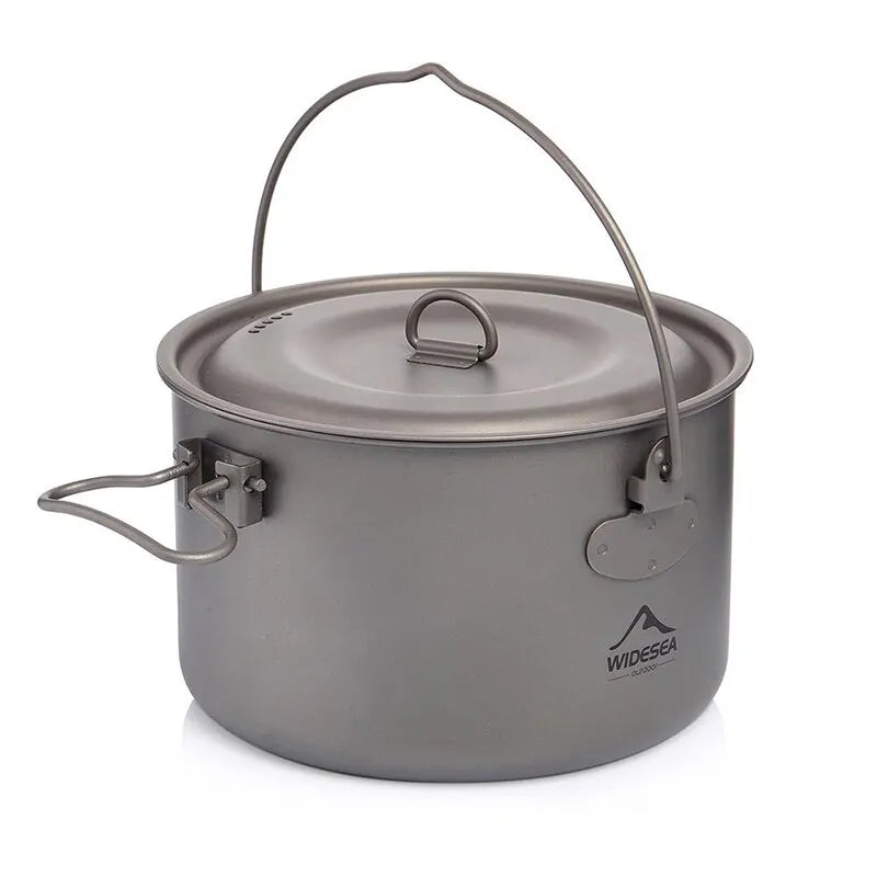 Widesea WSTC-109 Titanium Camping Cookware Set | 1300ml