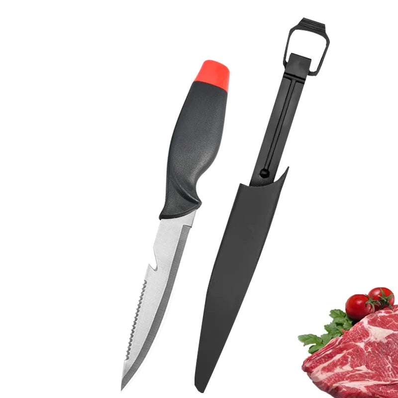 3Cr13 Stainless Steel Fish Filleting & Utility Knife | 14.4cm Blade with Cover