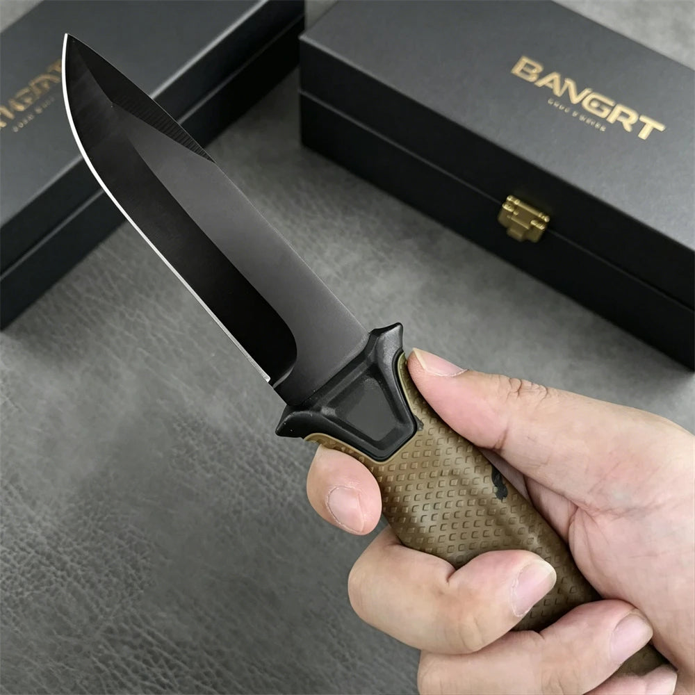 1500 Full Tang Fixed Blade Camping Knife | 9.9cm Blade with Sheath