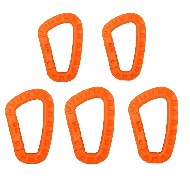 Tactical D-Ring Gear Carabiner Clip | 40kg Rated Accessory Hook