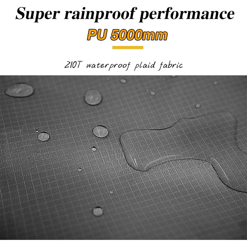 4m x 4m Waterproof Camping Tarp | 19-Point Blackout Bushcraft Shelter