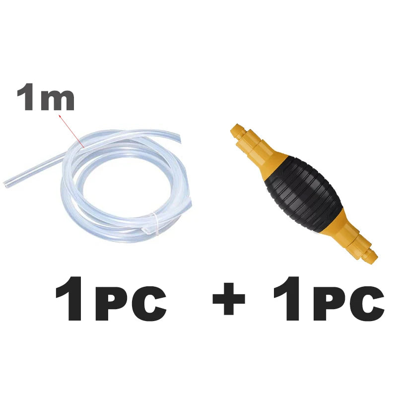 Manual Siphon Transfer Pump | Portable Fuel & Water Transfer Hose