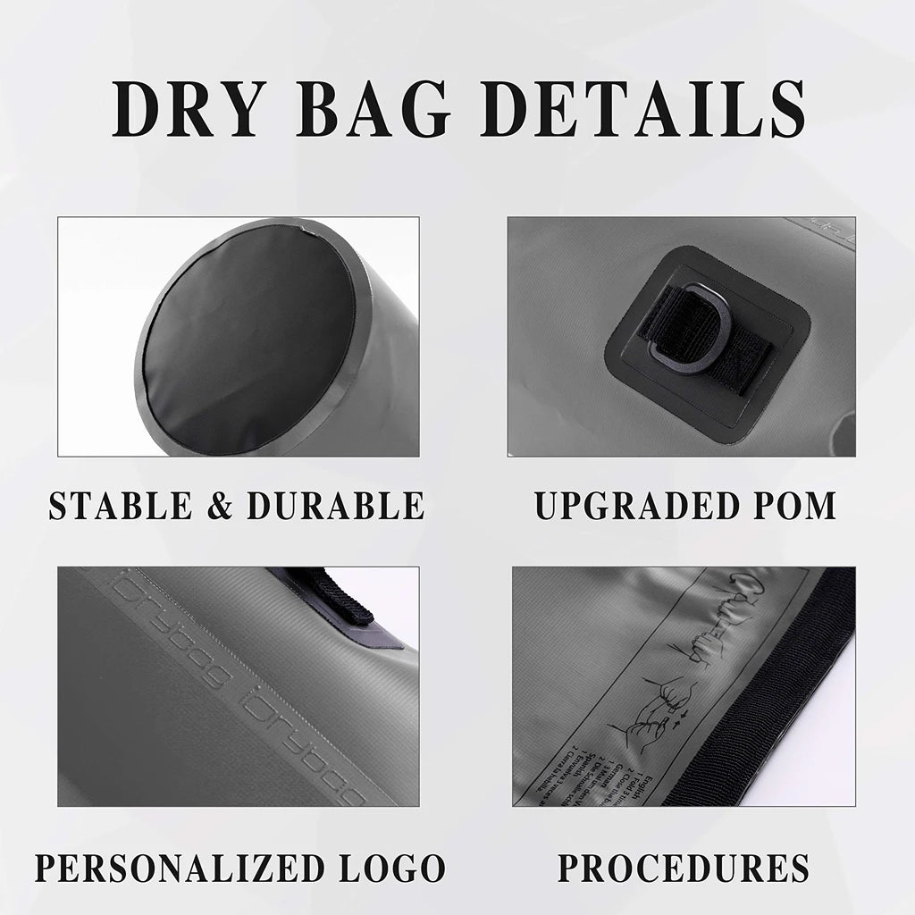 Waterproof Roll-Top Dry Bag | 2L–20L Outdoor Gear Storage Bag