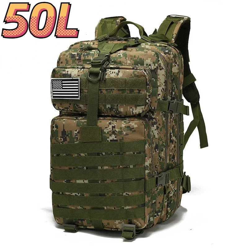Thuram 30L/50L Outdoor Backpack | 1000D Nylon Hiking & Camping Pack