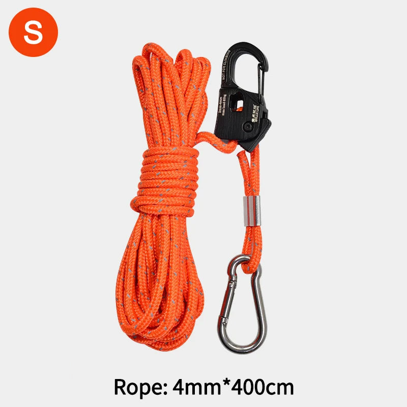 Self-Locking Aluminium Tent Rope Tensioner | S, M & L Sizes