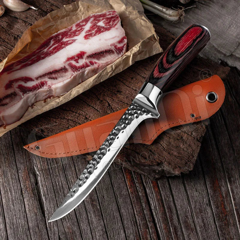 InLeung Stainless Steel Boning & Fishing Knife | 14.8cm Blade