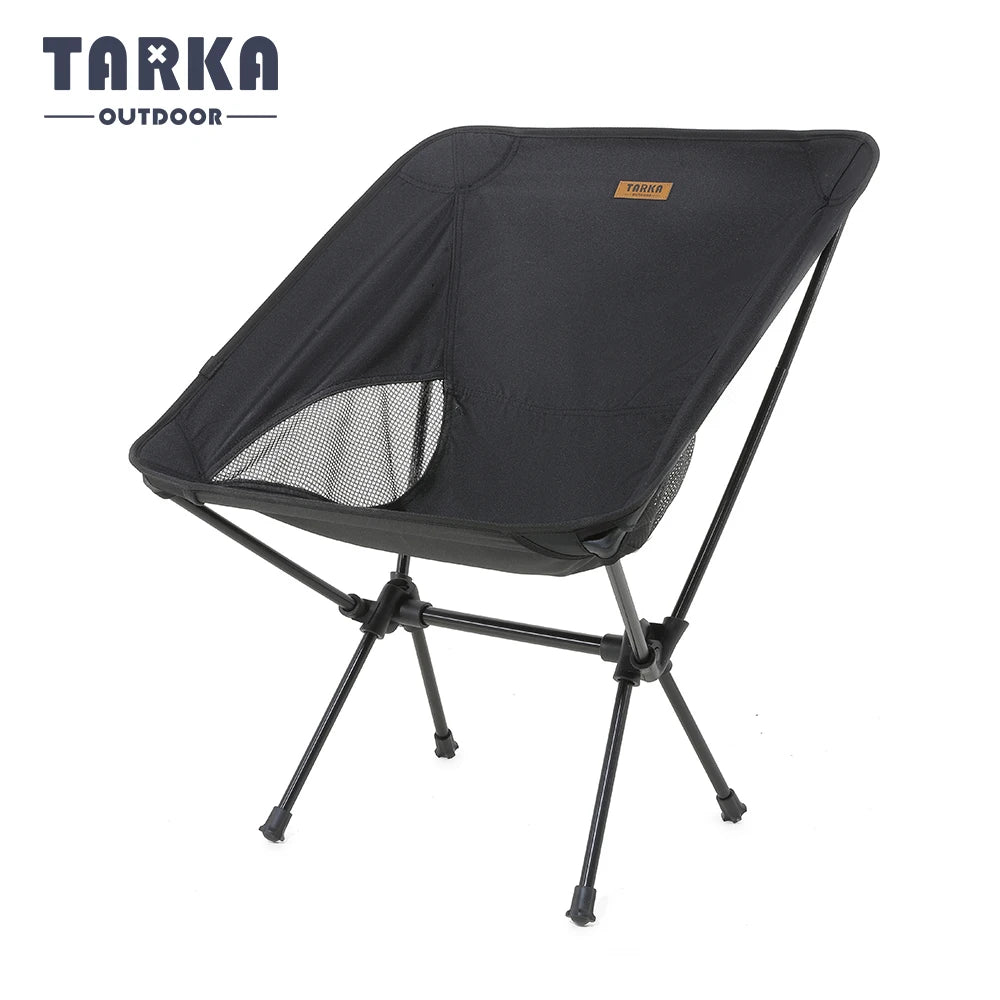 TARKA Ultralight Folding Camping Chair | 900g Portable Moon Chair