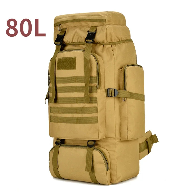 Thuram 80L/100L Large Hiking Backpack | Oxford Camping & Travel Pack