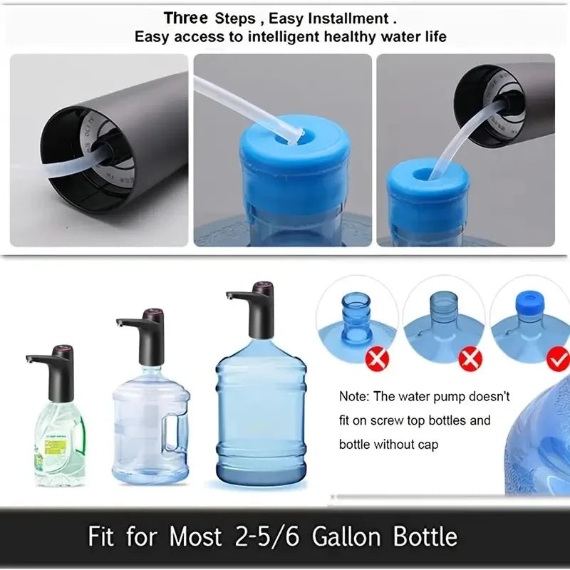 USB Rechargeable 5-Gallon Water Dispenser | Automatic Electric Bottle Pump