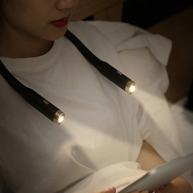 Rechargeable LED Neck Light | Flexible Hands-Free Reading & Camping Light