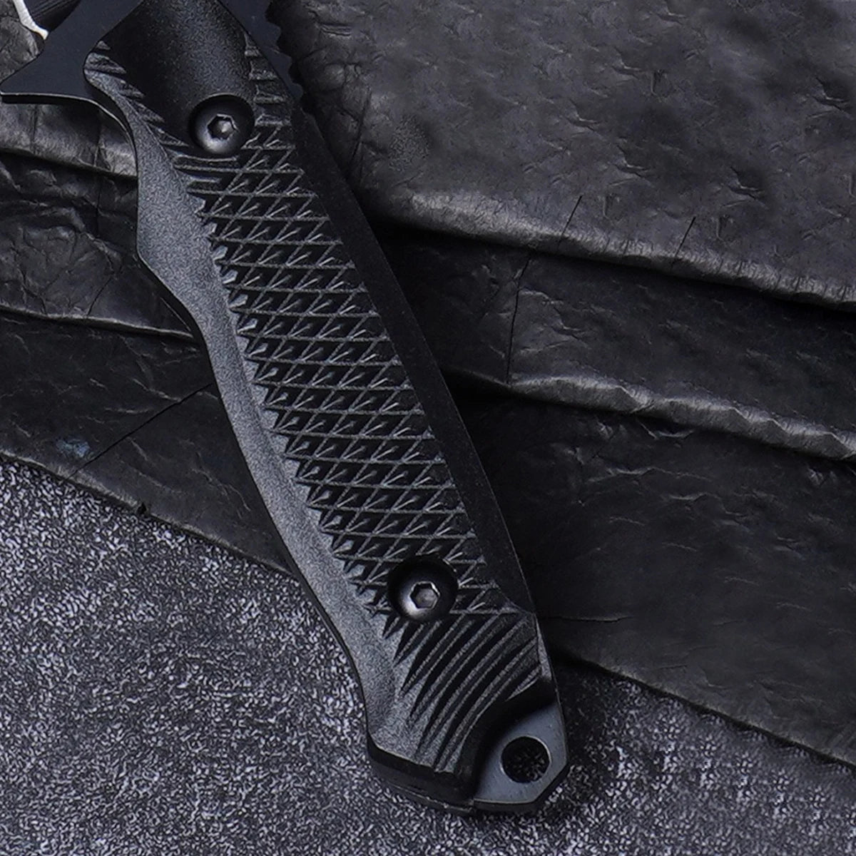 SHENJIU Black Blade Folding Utility Knife | 9.3cm Locking Blade