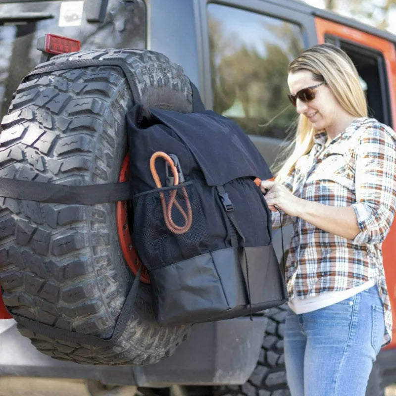 Spare Tyre Storage Bag | Heavy-Duty 4WD Rear Wheel Gear & Rubbish Bag