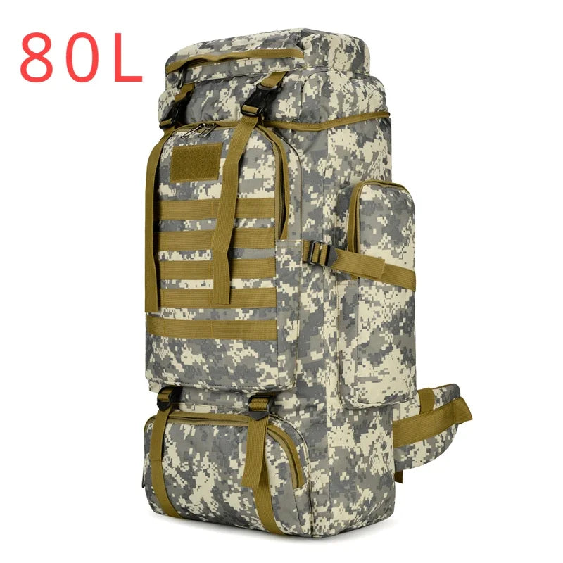 Thuram 80L/100L Large Hiking Backpack | Oxford Camping & Travel Pack