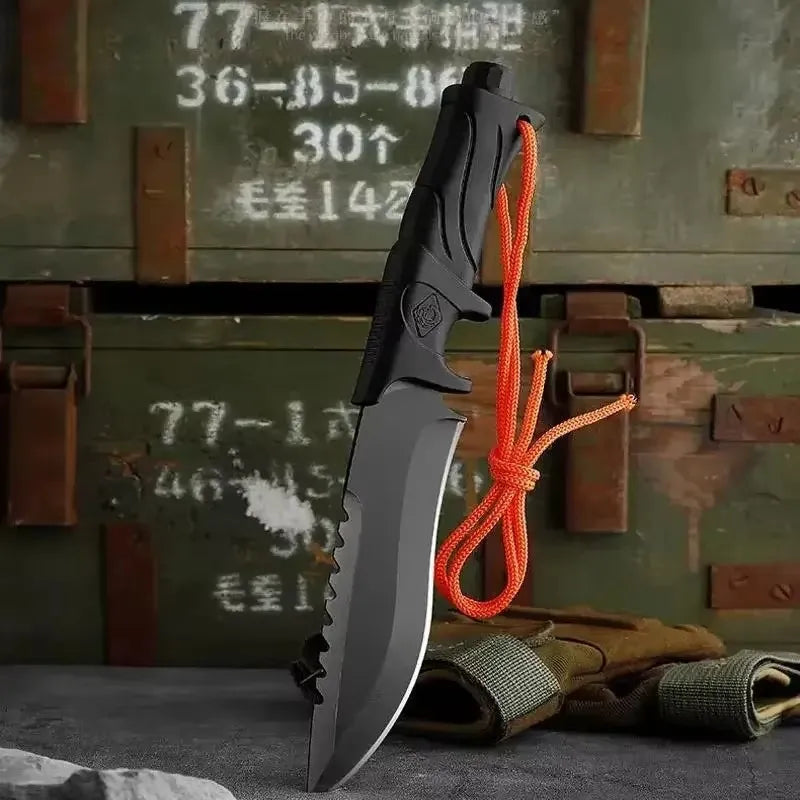 Fixed Blade Outdoor Utility Knife | 9.8cm Stainless Steel Blade