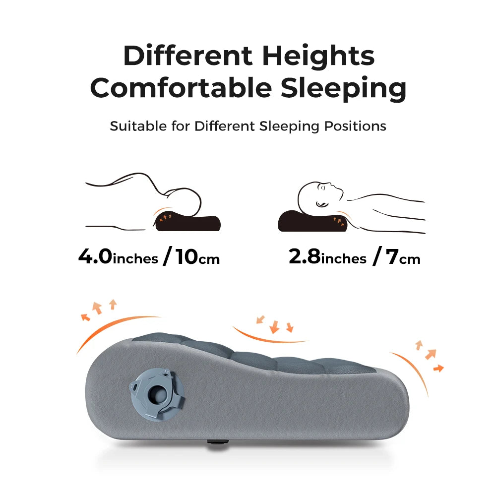 Ultralight Inflatable Camping Pillow | Ergonomic Compact Travel Pillow