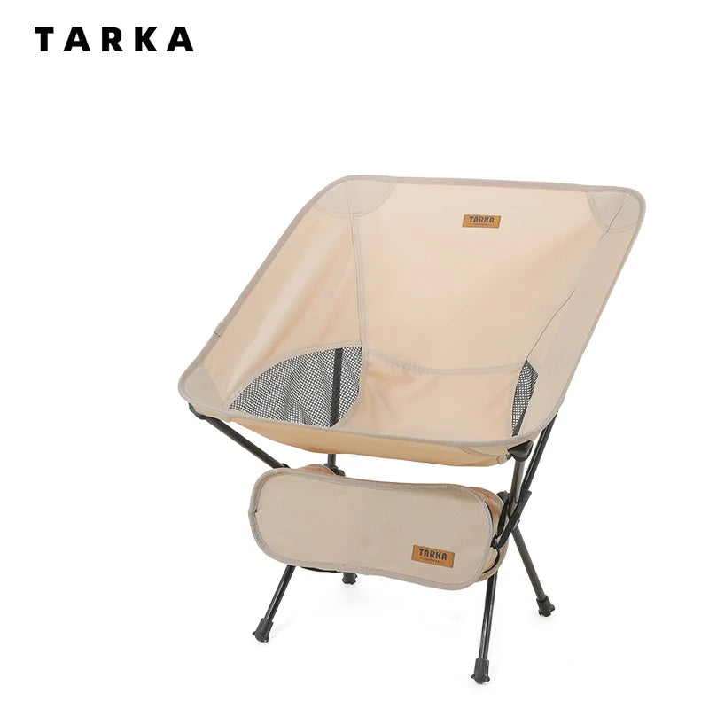 TARKA Ultralight Folding Camping Chair | 900g Portable Moon Chair