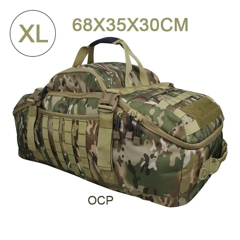 45L–80L MOLLE Camping Backpack | Large Capacity Hiking & Travel Rucksack