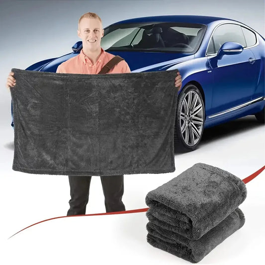 Oversized Microfibre Car Drying Towel | High-Absorbency Cleaning Cloth