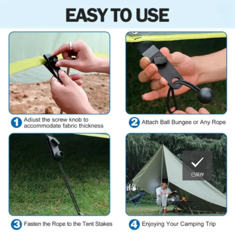 Heavy-Duty Locking Tarp Clips | 5–20 Pack