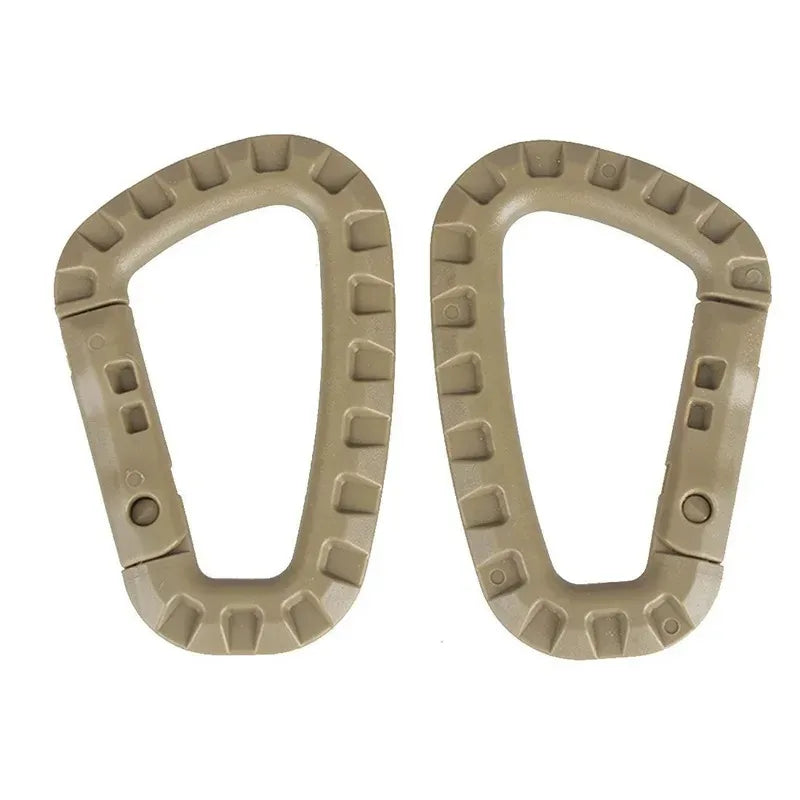 Tactical D-Ring Gear Carabiner Clip | 40kg Rated Accessory Hook