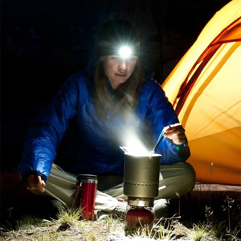 Rechargeable Hat Clip Light | 180LM Sensor LED Camping & Work Light