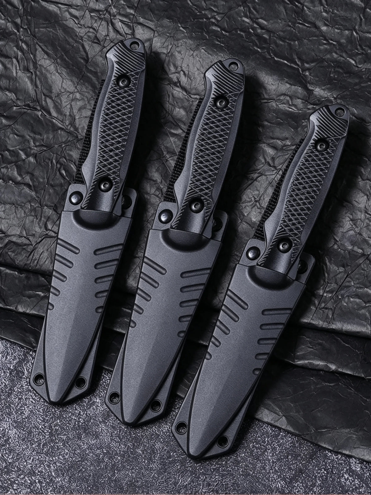 SHENJIU Black Blade Folding Utility Knife | 9.3cm Locking Blade