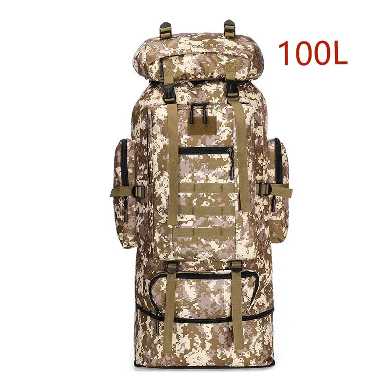 Thuram 80L/100L Large Hiking Backpack | Oxford Camping & Travel Pack
